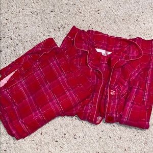 victoria secret flannel pajama